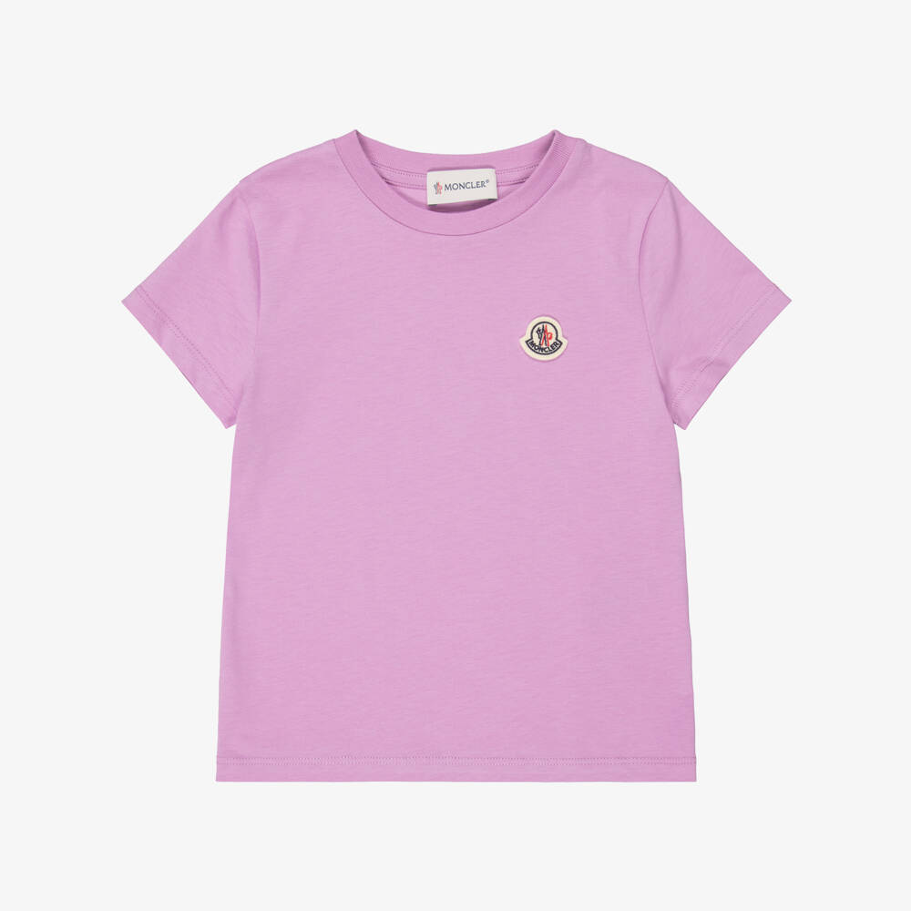 Moncler Enfant-Girls Pink & White Cotton T-Shirts (3 Pack) | Childrensalon