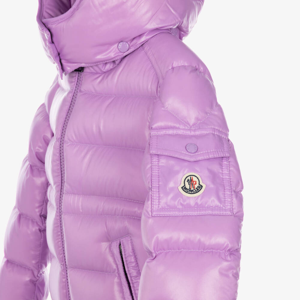 Moncler Enfant-Girls Purple Maire Down Puffer Jacket | Childrensalon