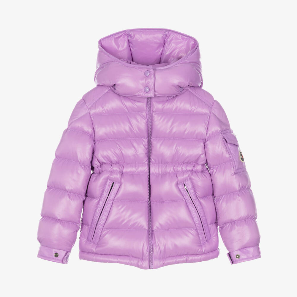 Moncler Enfant-Girls Purple Maire Down Puffer Jacket | Childrensalon