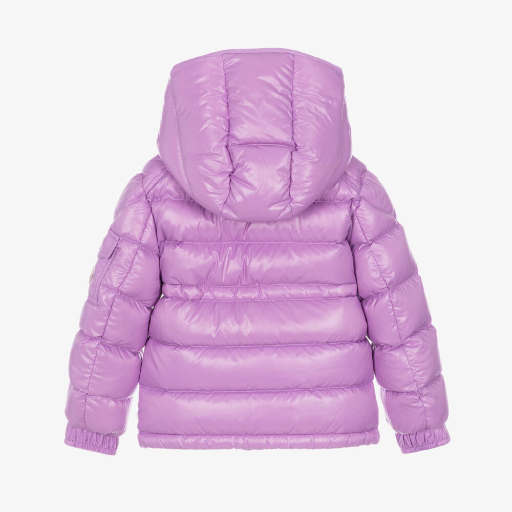 Moncler Enfant-Girls Purple Maire Down Puffer Jacket | Childrensalon