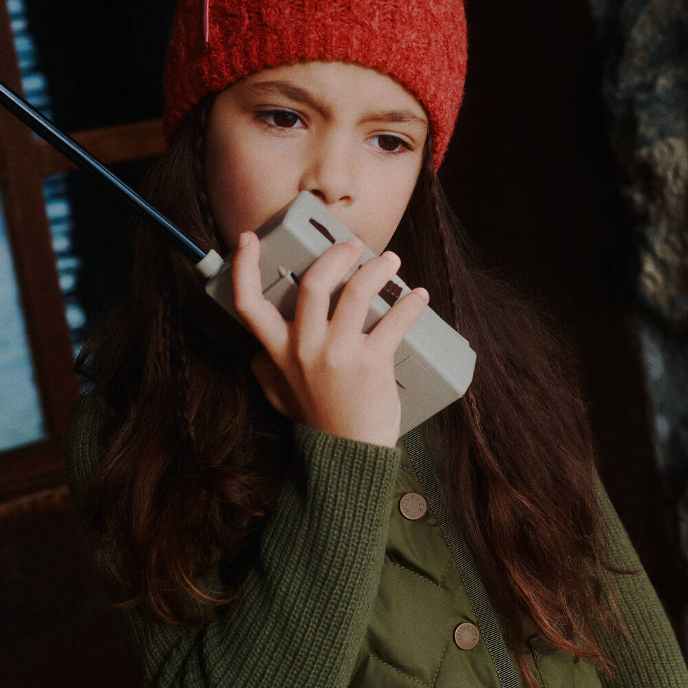 Moncler Enfant-Girls Wool & Cashmere Blend Padded Cardigan | Childrensalon