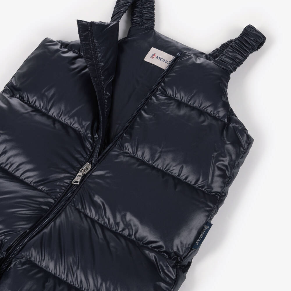 Moncler Enfant-Navy Blue Deidre 2 Piece Down Snowsuit | Childrensalon