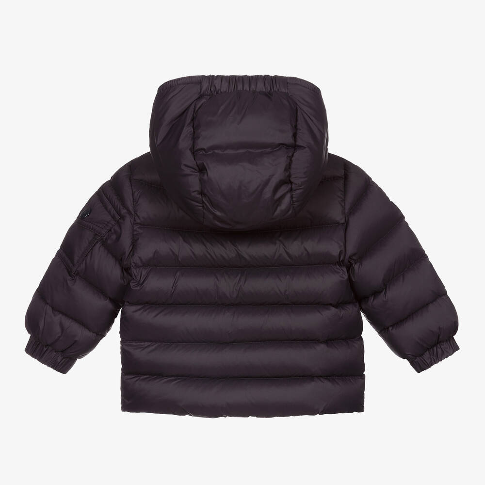 Moncler Enfant-Navy Blue Down Padded Jacket | Childrensalon