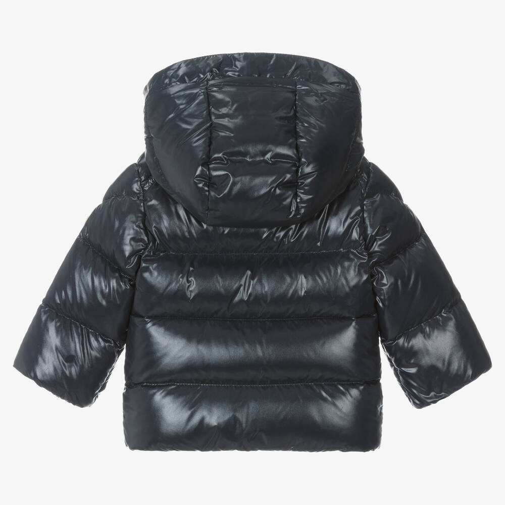 Moncler Enfant-Navy Blue K2F Down Padded Jacket | Childrensalon