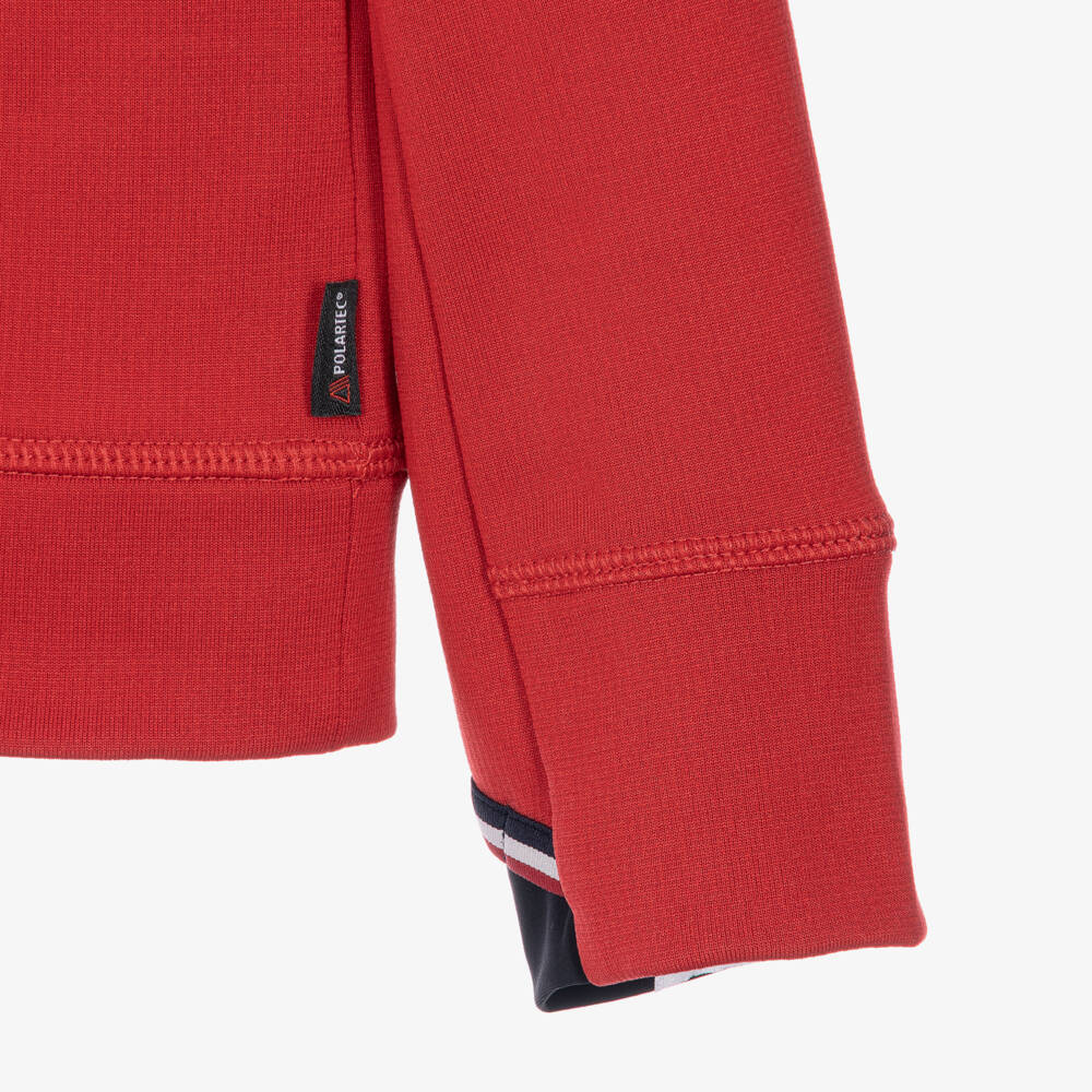 Moncler Enfant-توب حراري غرونوبل بولارتيك لون أحمر | Childrensalon