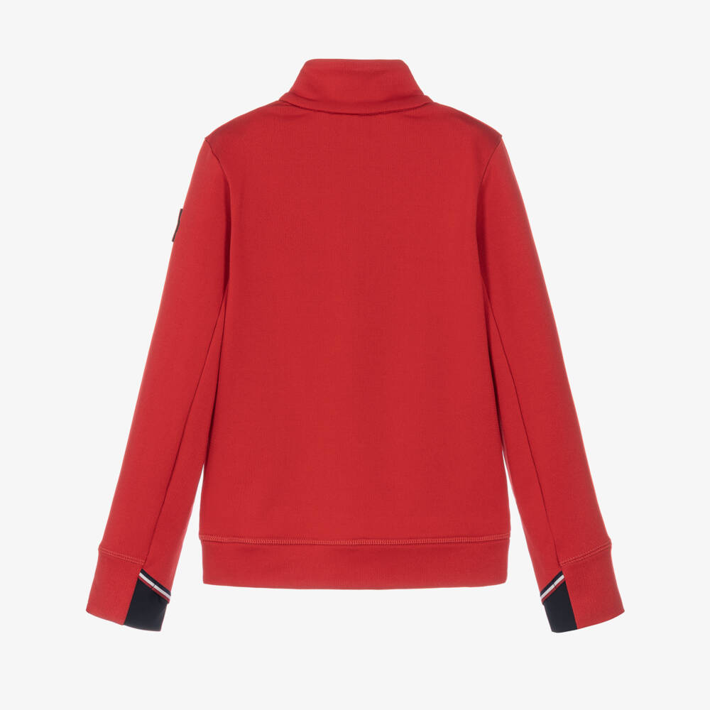 Moncler Enfant-توب حراري غرونوبل بولارتيك لون أحمر | Childrensalon