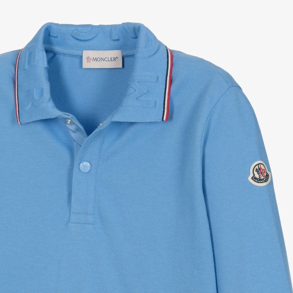 Moncler Childrens Boys In T Shirt Cobalt Blue