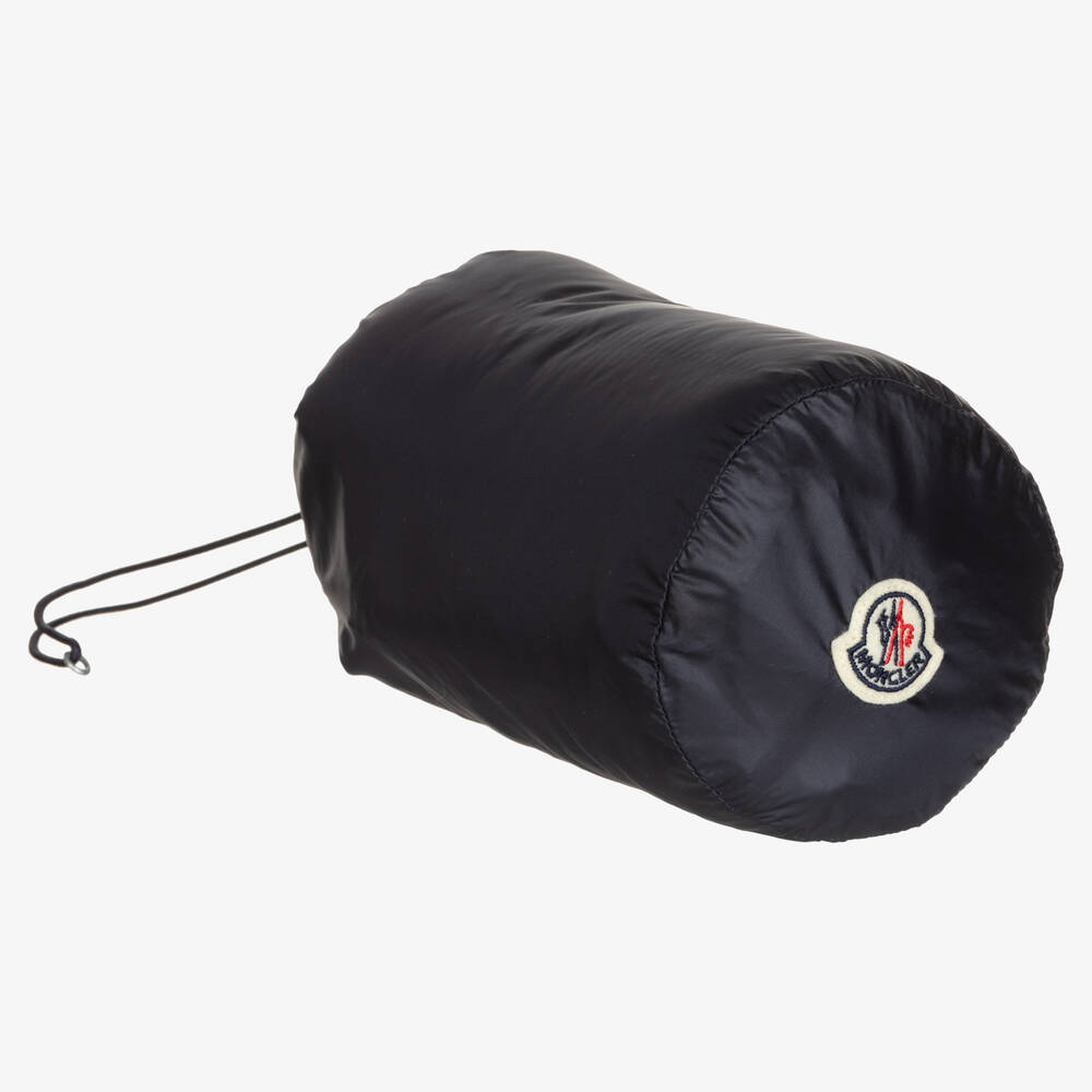 Moncler Enfant-جاكيت لون كحلي داكن مبطن بريش للمراهقين | Childrensalon