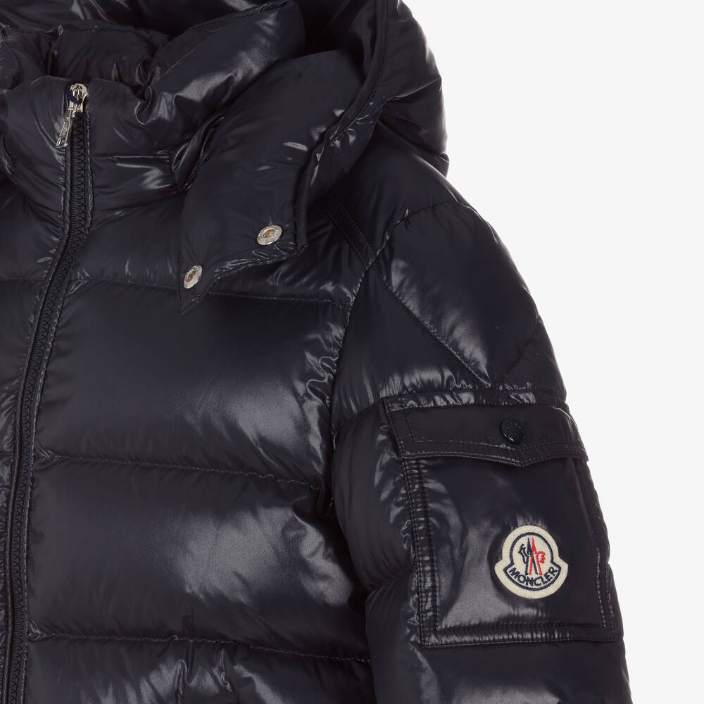 Moncler Enfant-Teen Boys Navy Blue Maya Down Puffer Jacket | Childrensalon