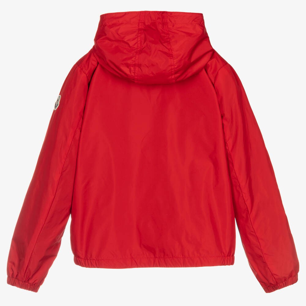 Moncler Enfant-Teen Boys Red New Urville Hooded Jacket | Childrensalon