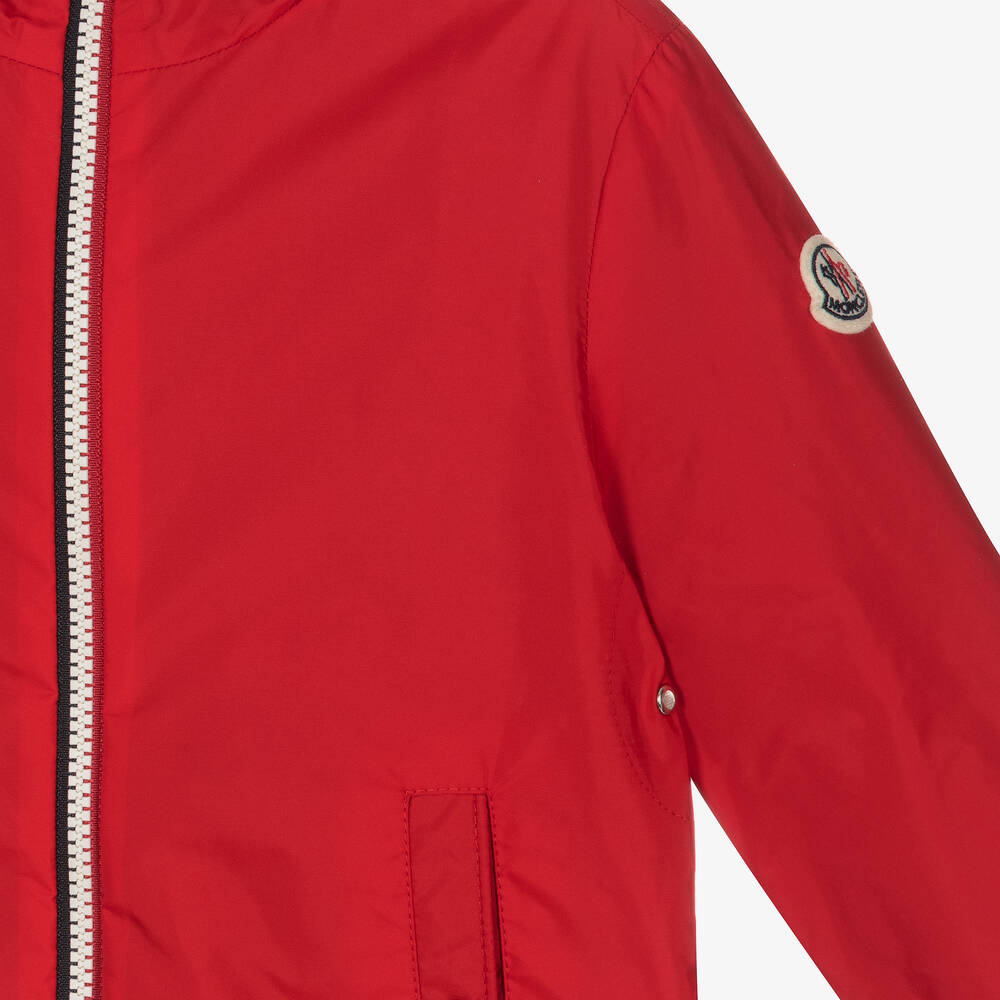 Moncler Enfant-Teen Boys Red New Urville Hooded Jacket | Childrensalon