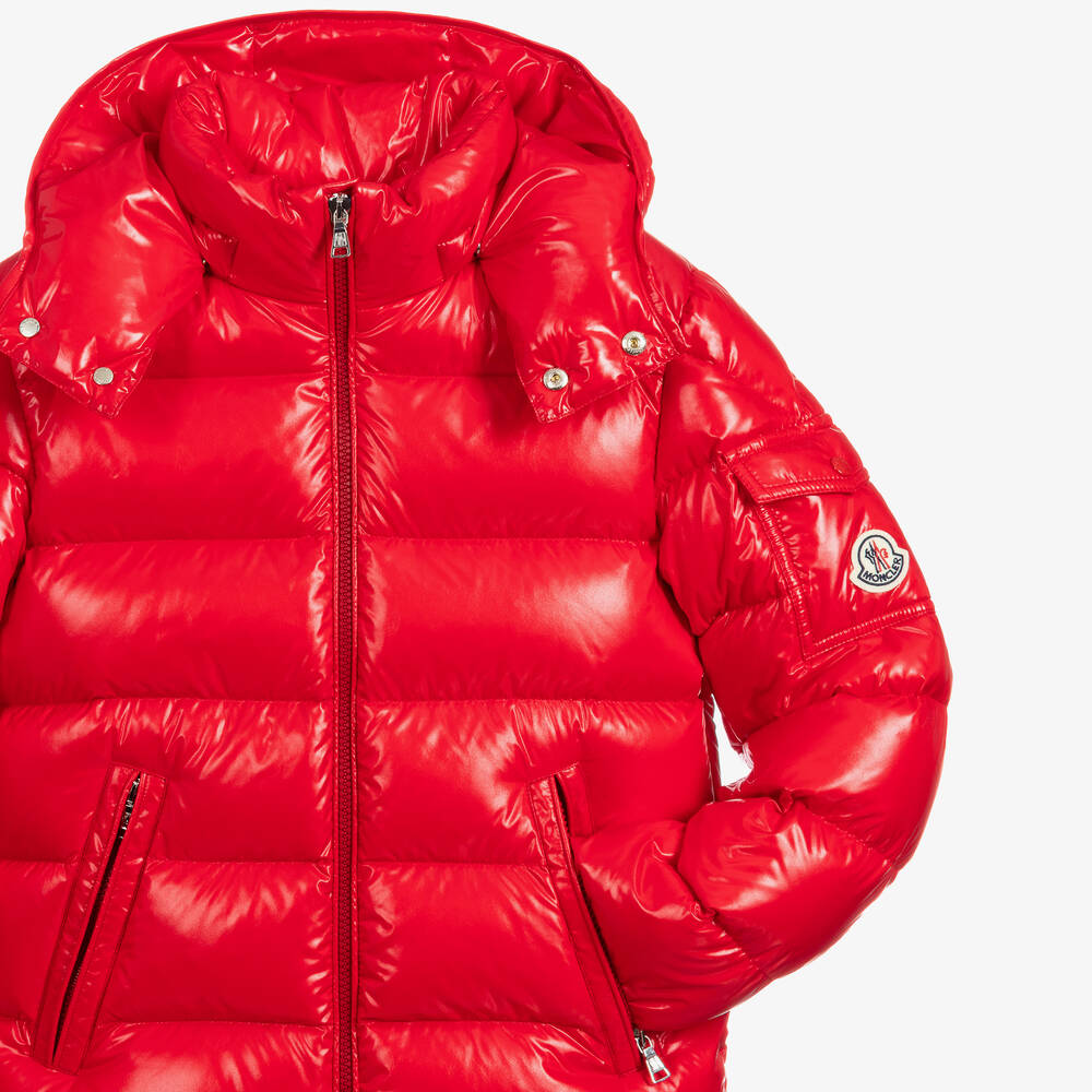 Moncler Enfant-Teen Red Down Padded Jacket | Childrensalon