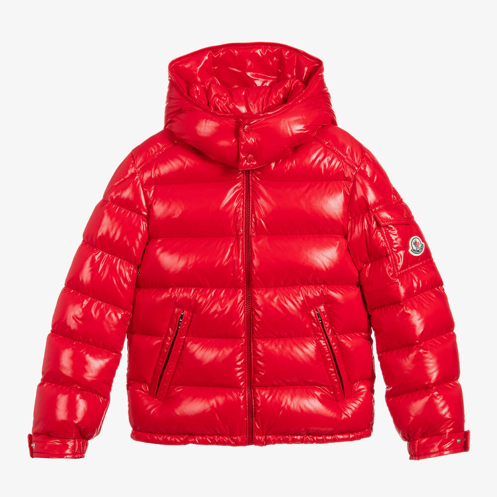 Moncler Enfant-Teen Red Down Padded Jacket | Childrensalon