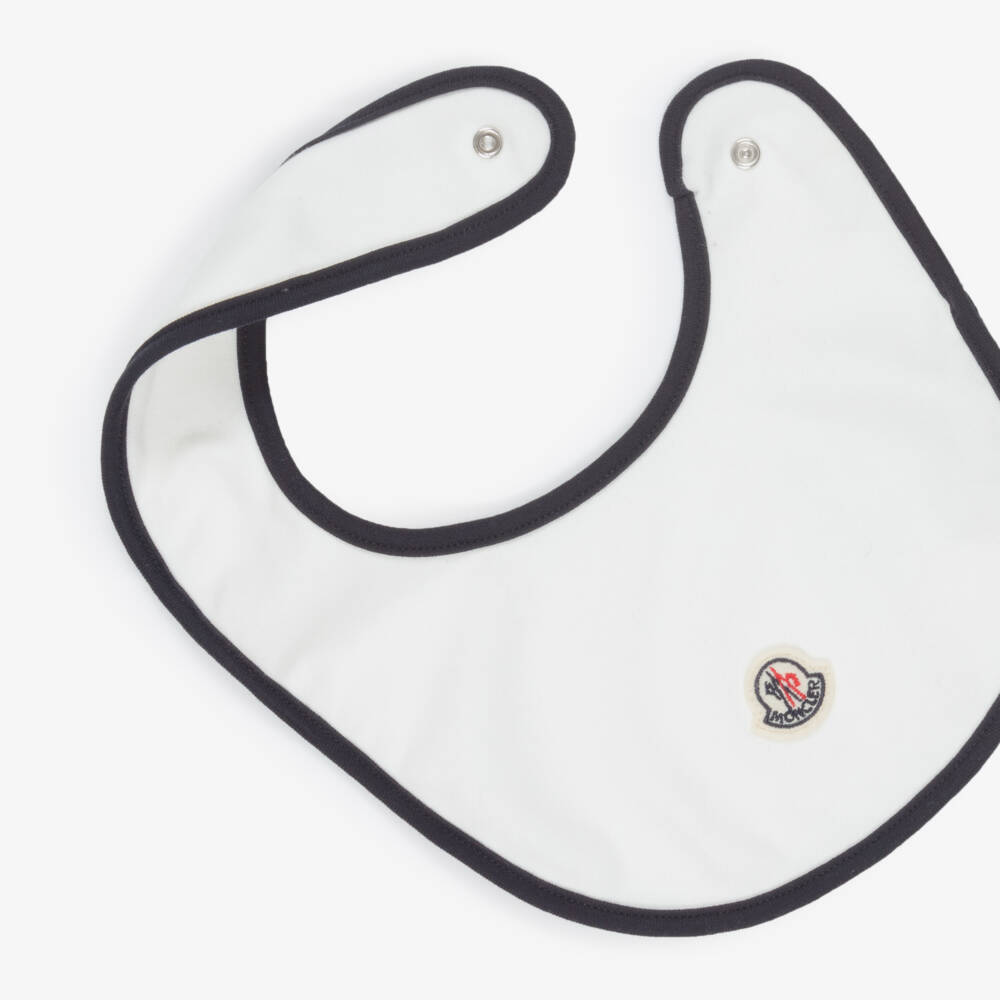 Moncler Enfant-طقم أفارول بيبي غرو قطن لون أبيض للرضع | Childrensalon