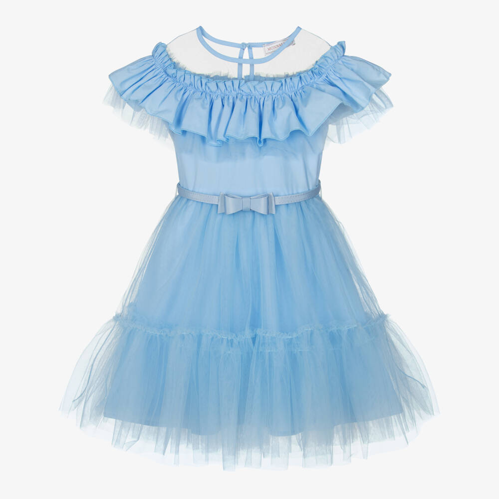 designer girls dresses from monnalisa Monnalisa Chic Girls Eid Pink Floral Tulle Summer Party Dress