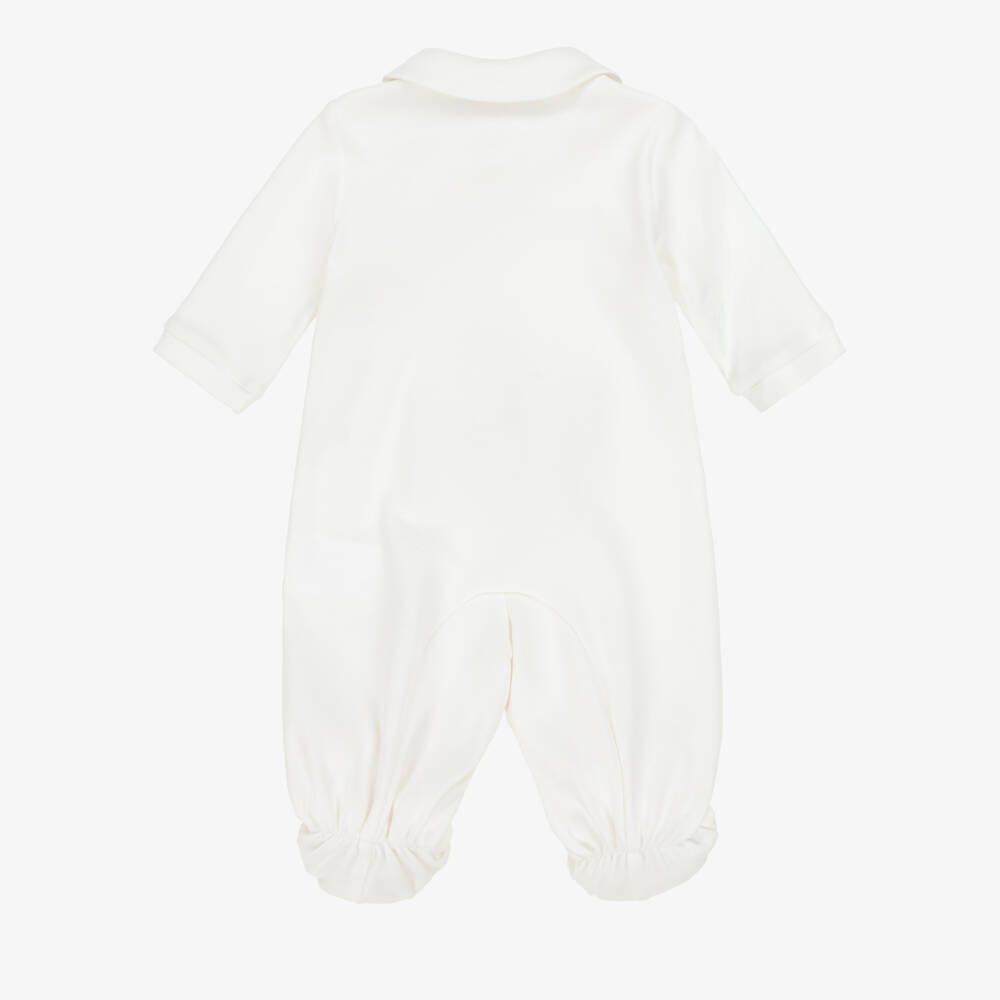 Monnalisa-أفارول بيبي غرو بطبعة باليرينا لون عاجي للبنات | Childrensalon