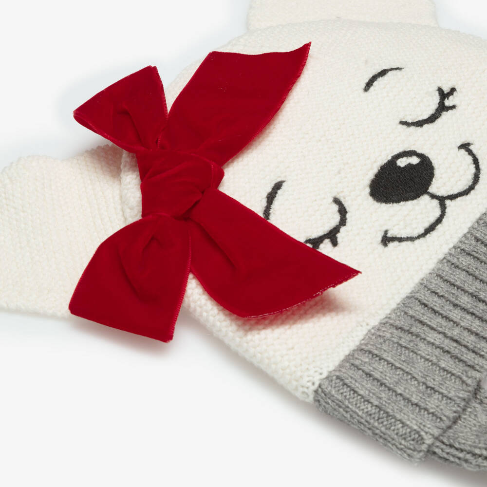 Monnalisa-Girls Ivory Disney Dalmatian Pup Hat | Childrensalon