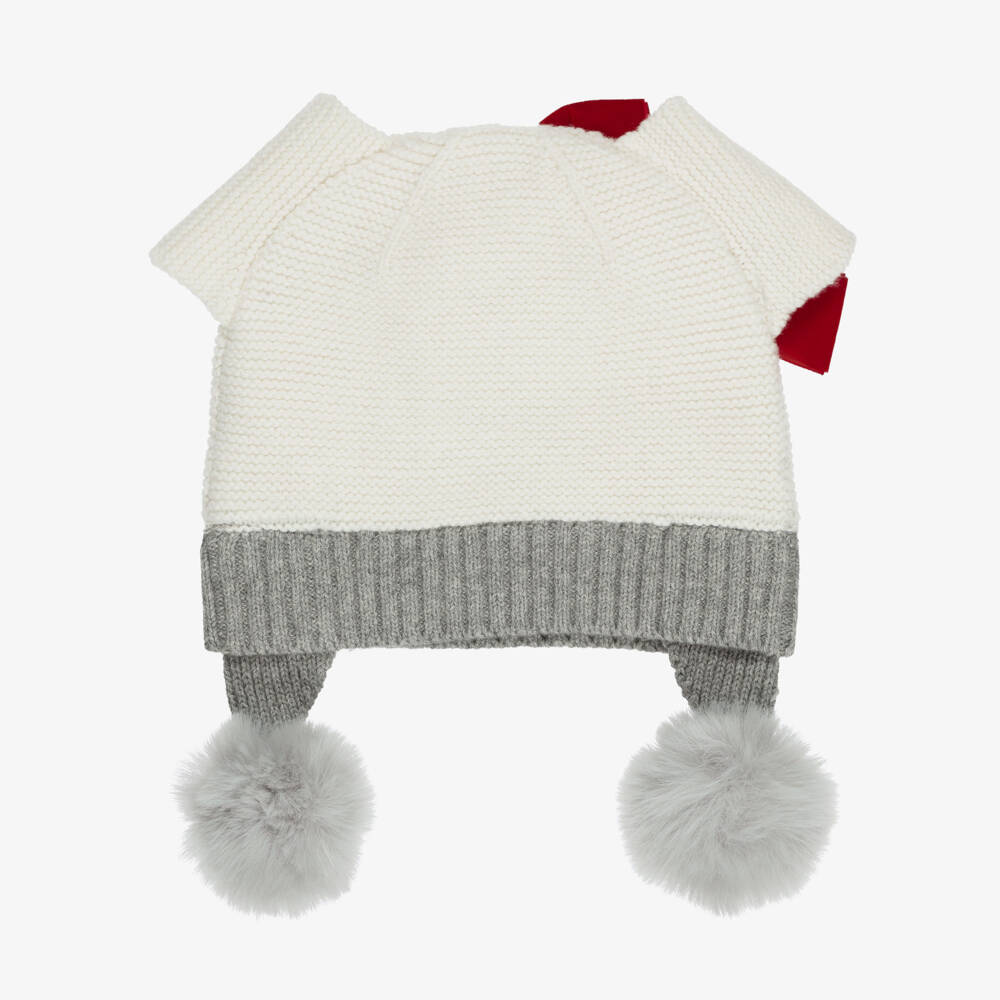 Monnalisa-Girls Ivory Disney Dalmatian Pup Hat | Childrensalon