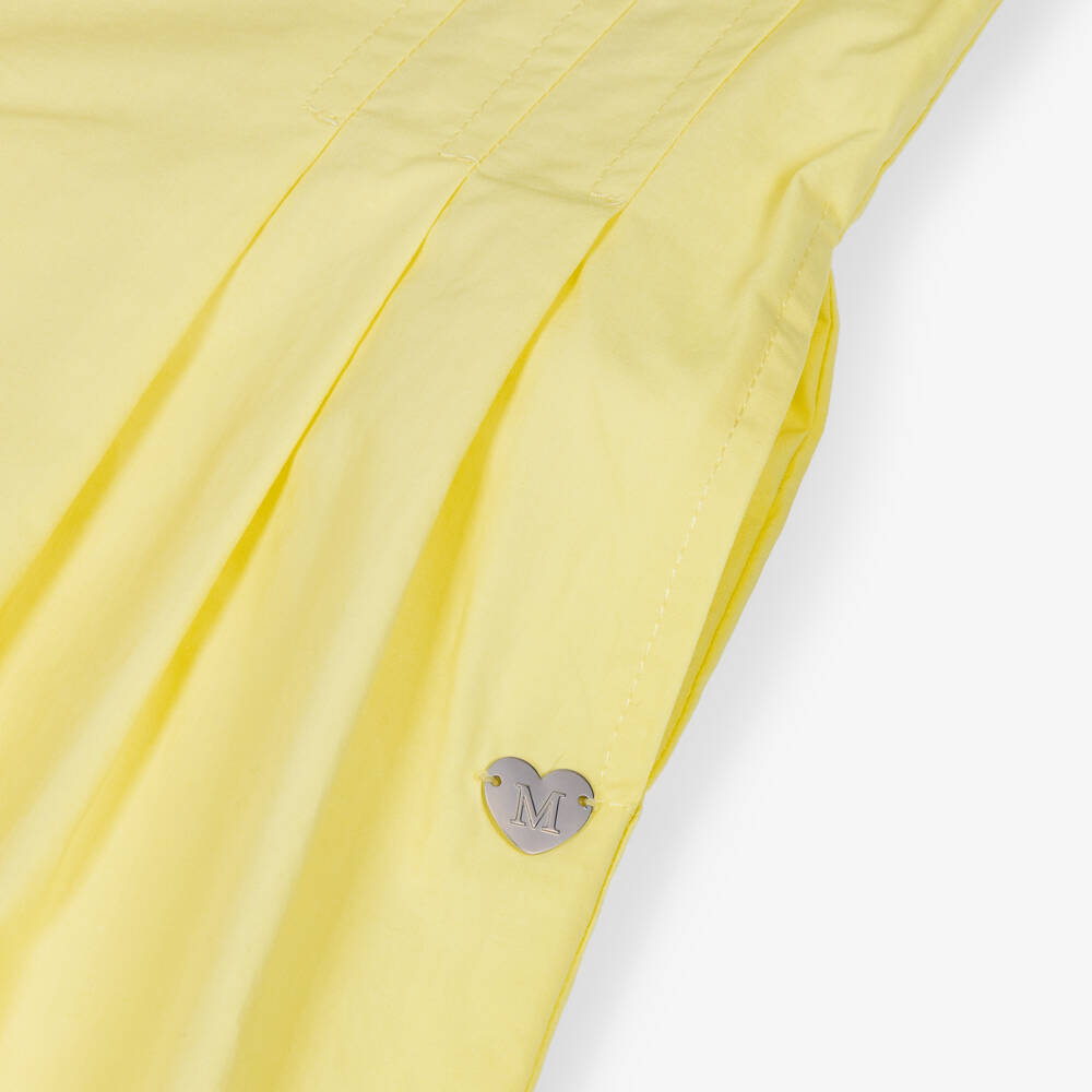 Monnalisa-Желтые хлопковые кюлоты для девочек | Childrensalon