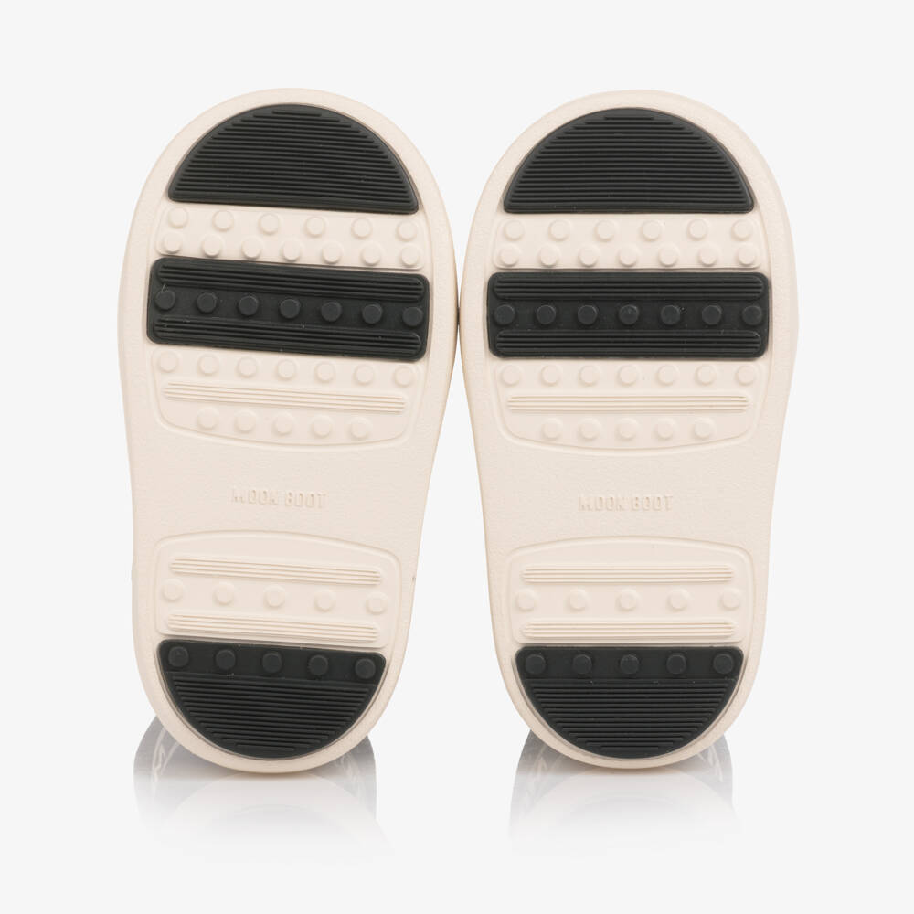 Moon Boot-Black Park Zip High Boots | Childrensalon