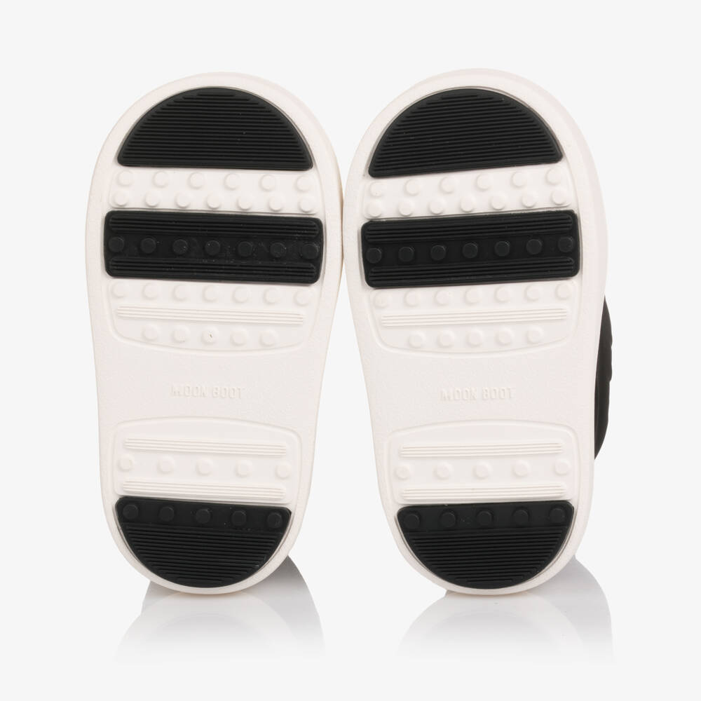Moon Boot-Black Waterproof Padded Boots | Childrensalon