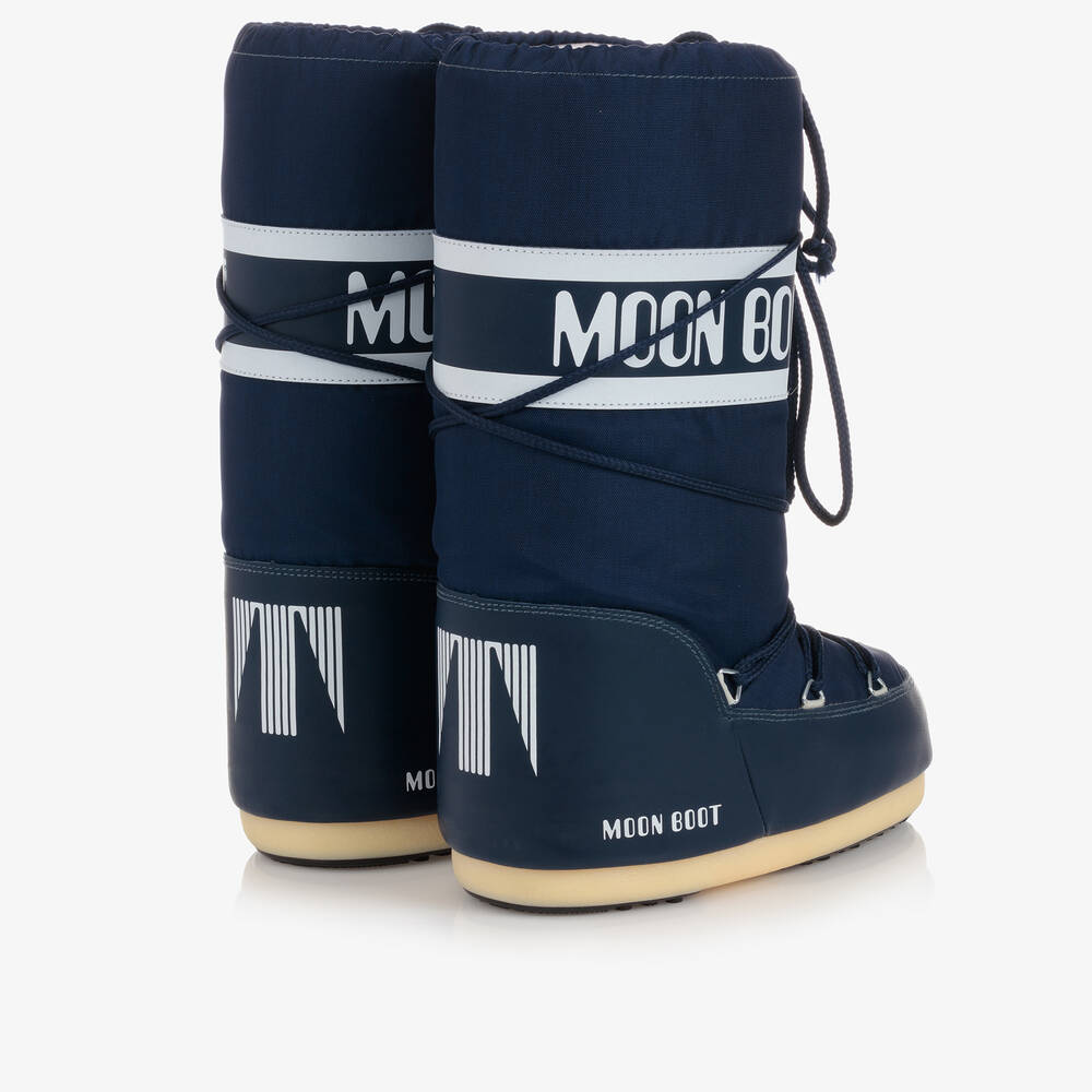 Moon Boot-Blue Icon Nylon Snow Boots | Childrensalon