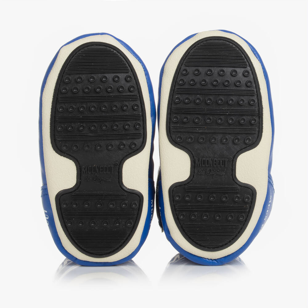 Moon Boot-Blue & White Baby Moon Boots | Childrensalon