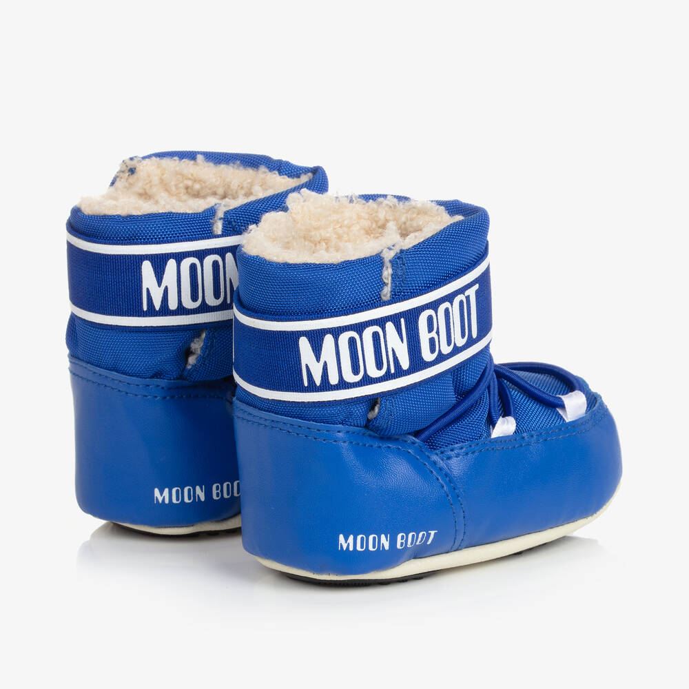 Moon Boot-Blue & White Baby Moon Boots | Childrensalon