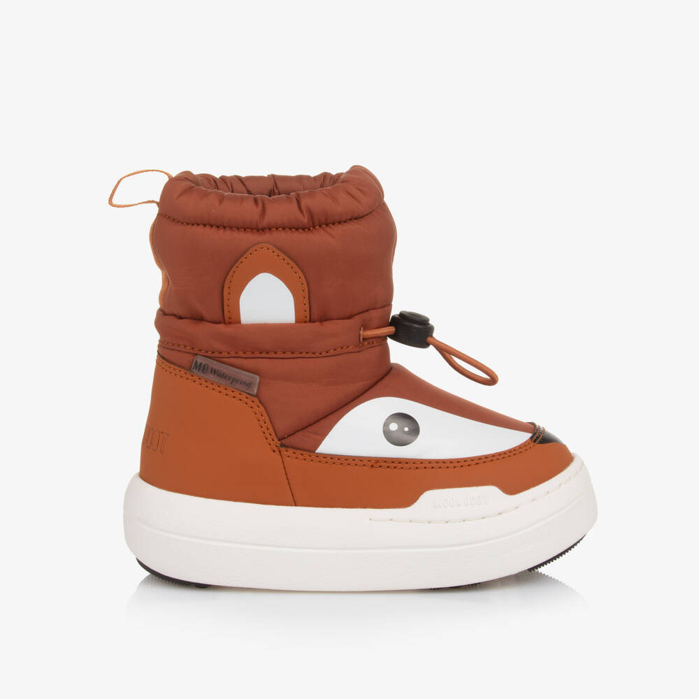 Moon Boot-بوت بتصميم ثعلب لون بني | Childrensalon