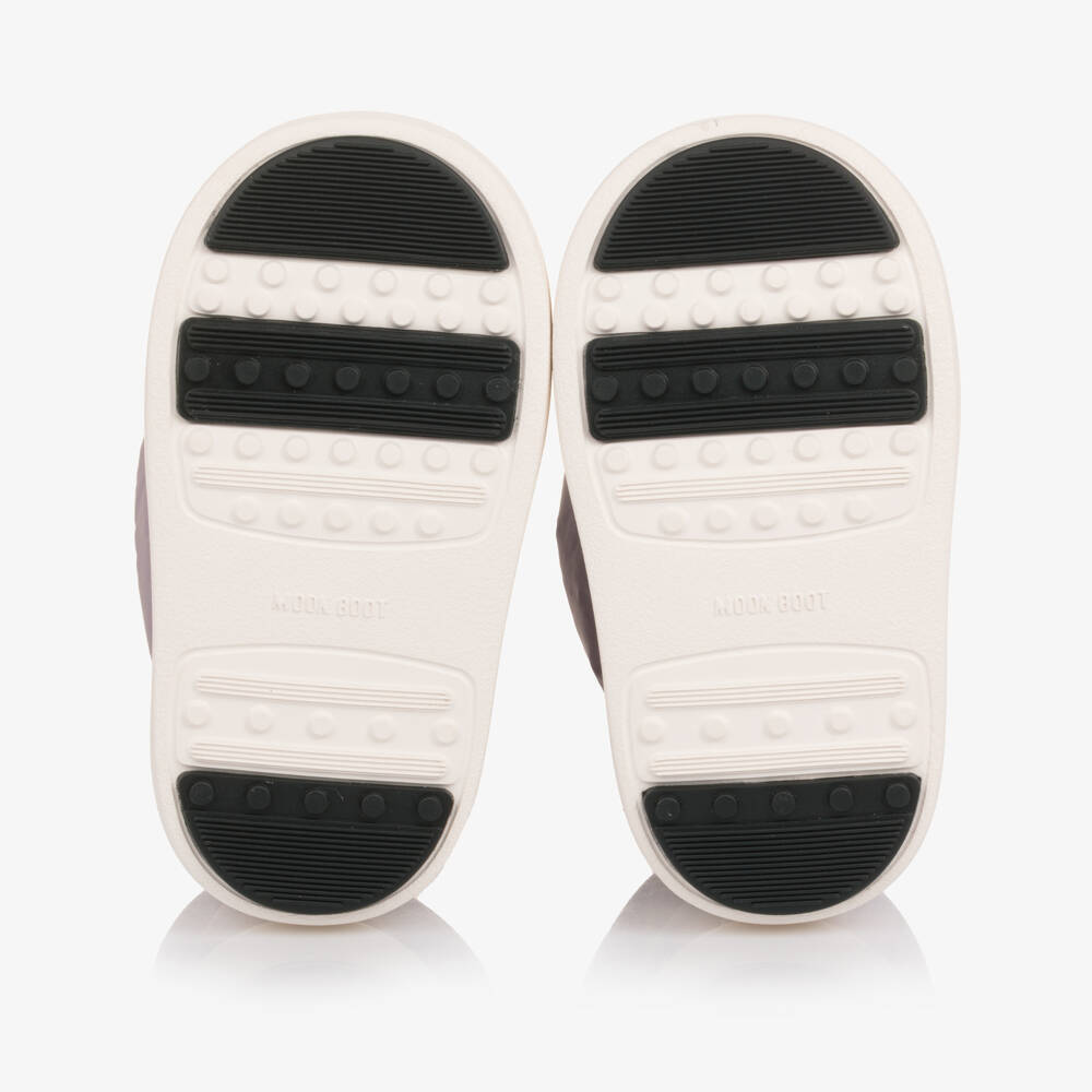 Moon Boot-Girls Lilac Padded Lace-Up Boots | Childrensalon