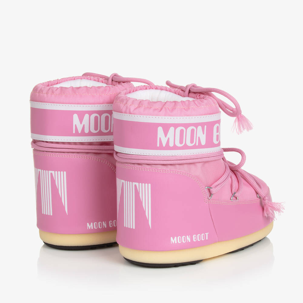 Moon Boot-Розовые зимние полусапоги Icon | Childrensalon