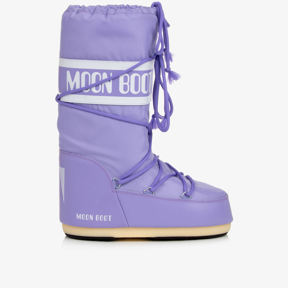 Moon Boot-Purple Icon Nylon Snow Boots | Childrensalon