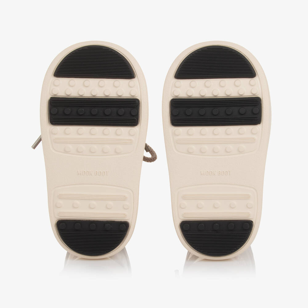 Moon Boot-Rose Gold Lace-Up Boots | Childrensalon