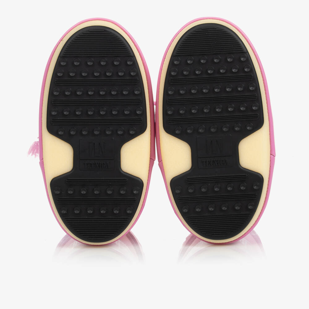 Moon Boot-Розово-белые зимние сапоги Icon для подростков | Childrensalon