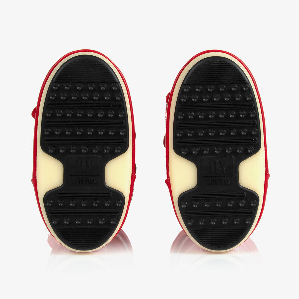 Moon Boot-Teen Red & White Icon Snow Boots | Childrensalon