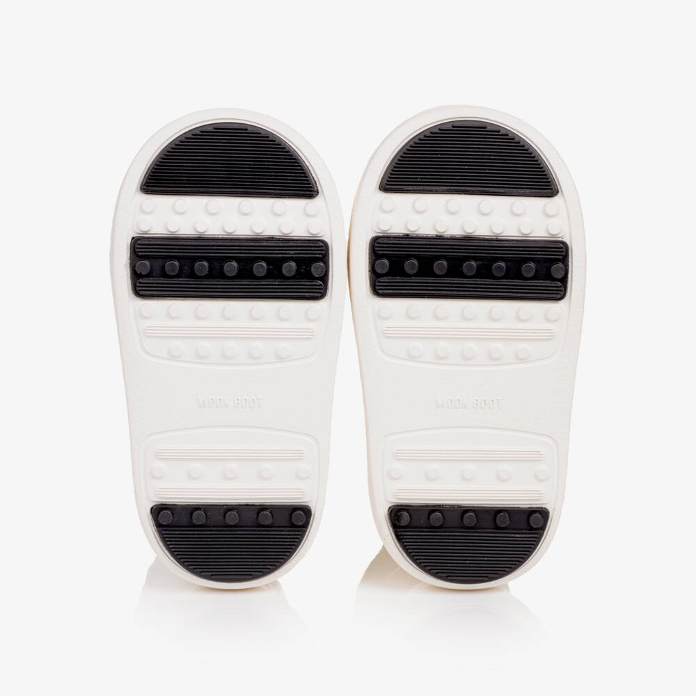 Moon Boot-White Shiny Glitter Snow Boots | Childrensalon