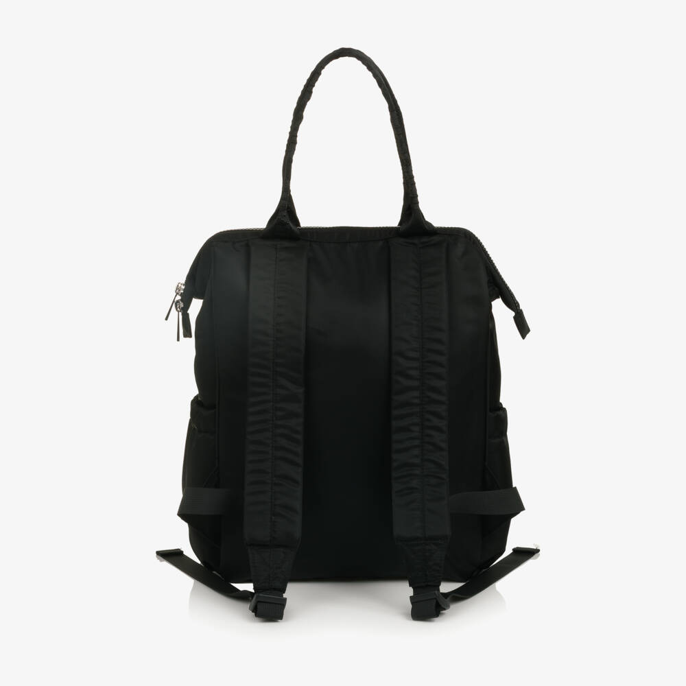Moschino-Black Teddy Bear Changing Backpack (36cm) | Childrensalon