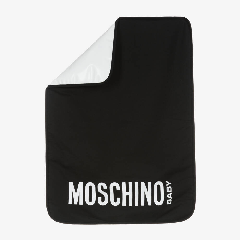 Moschino-Black Teddy Bear Changing Backpack (36cm) | Childrensalon