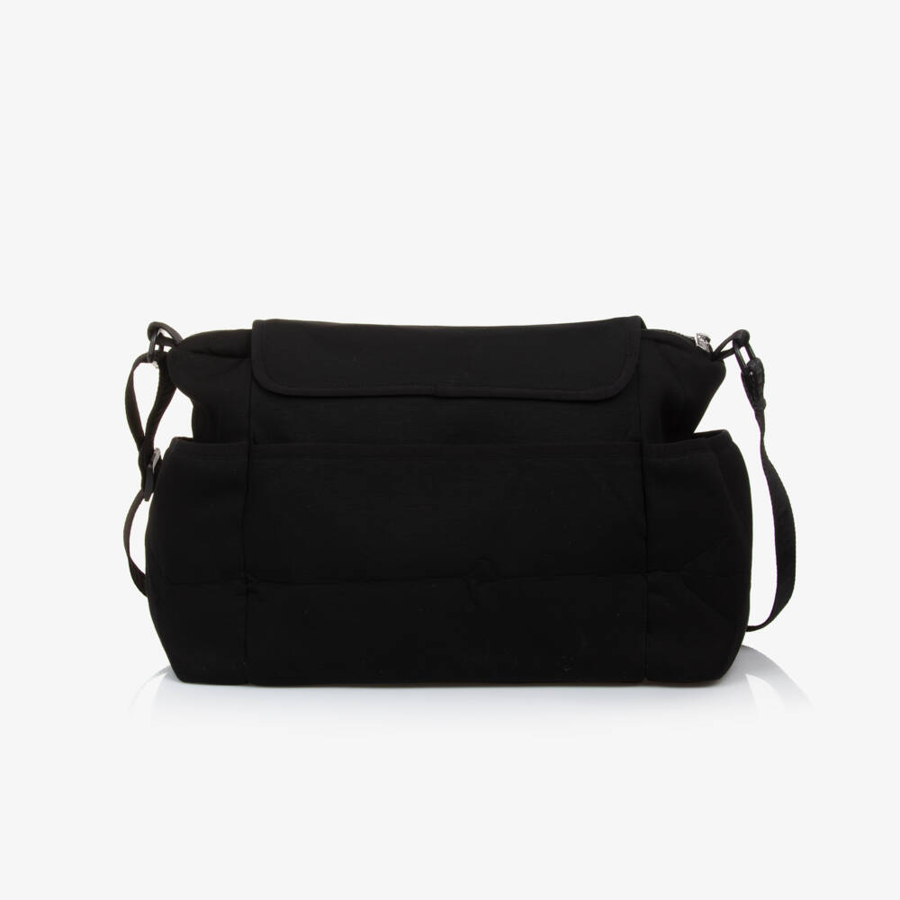 Moschino-حقيبة تغيير بشعار الدب تيدي لون أسود (40 سم) | Childrensalon