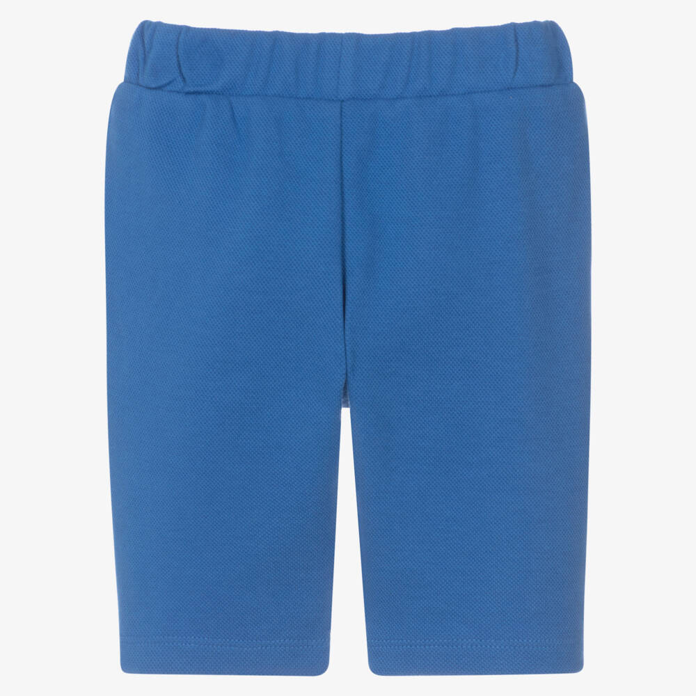 Moschino-Джоггеры синие хлопковые с мишкой Тедди | Childrensalon