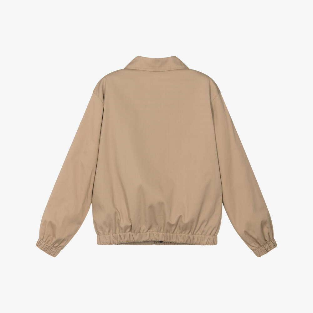 Moschino-Boys Beige Moschino Teddy Bear Jacket  | Childrensalon