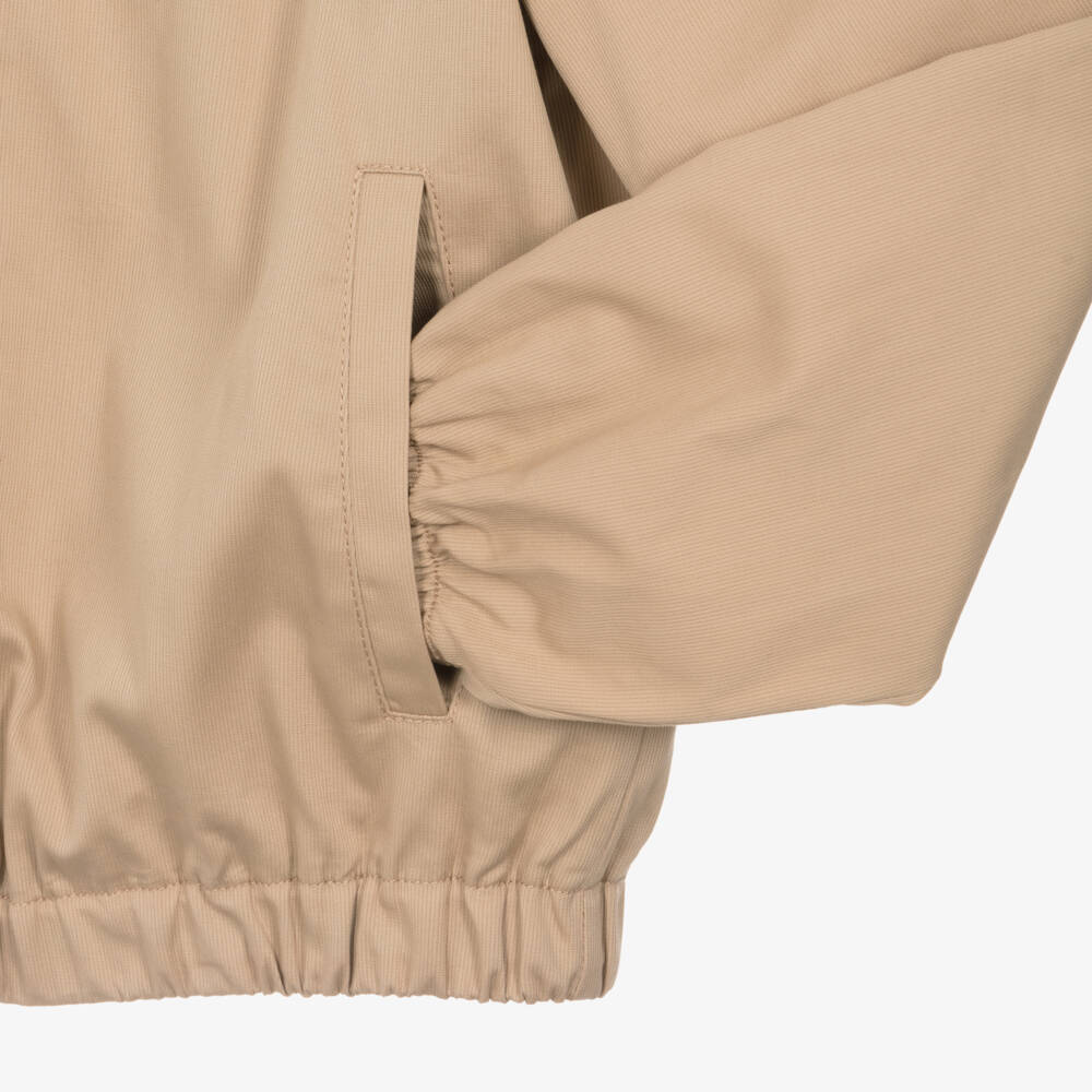 Moschino-Boys Beige Moschino Teddy Bear Jacket  | Childrensalon