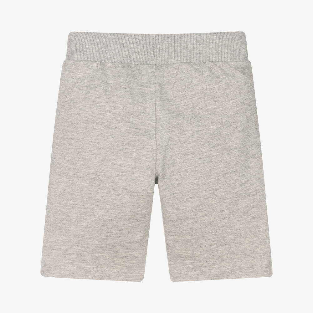 Moschino Кид-Тин-Boys Grey Cotton Jersey Shorts | Childrensalon