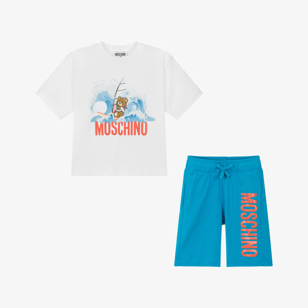 Moschino Men's Denim Shorts Blue