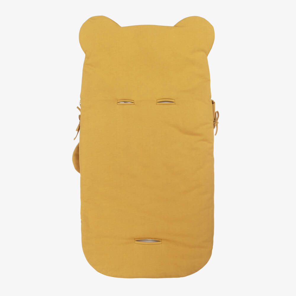 Moschino-Brown Teddy Bear Cotton Jersey Nest (80cm) | Childrensalon