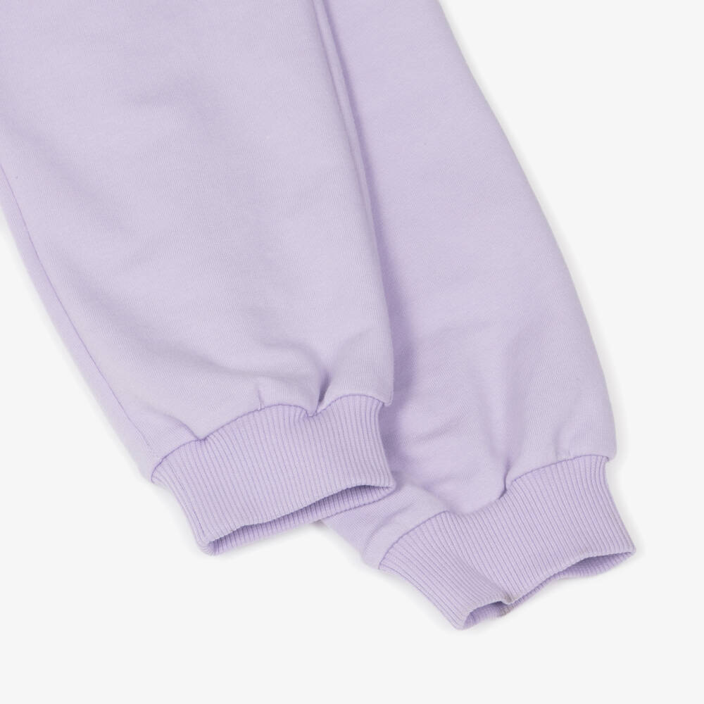 Moschino-Girls Lilac Purple Moschino Bear Tracksuit | Childrensalon