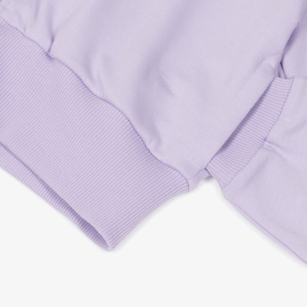 Moschino-Girls Lilac Purple Moschino Bear Tracksuit | Childrensalon