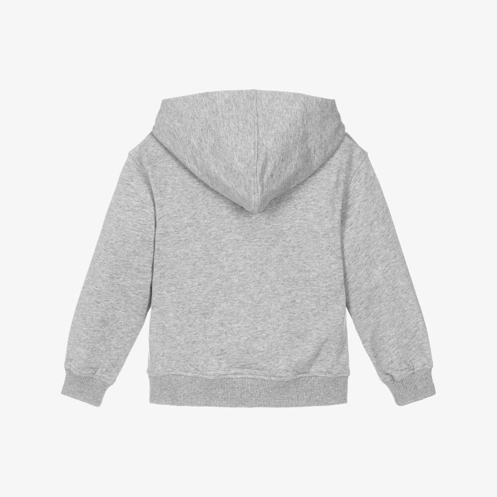 Moschino-هودي بشعار دب تيدي لون رمادي مارل للأولاد | Childrensalon