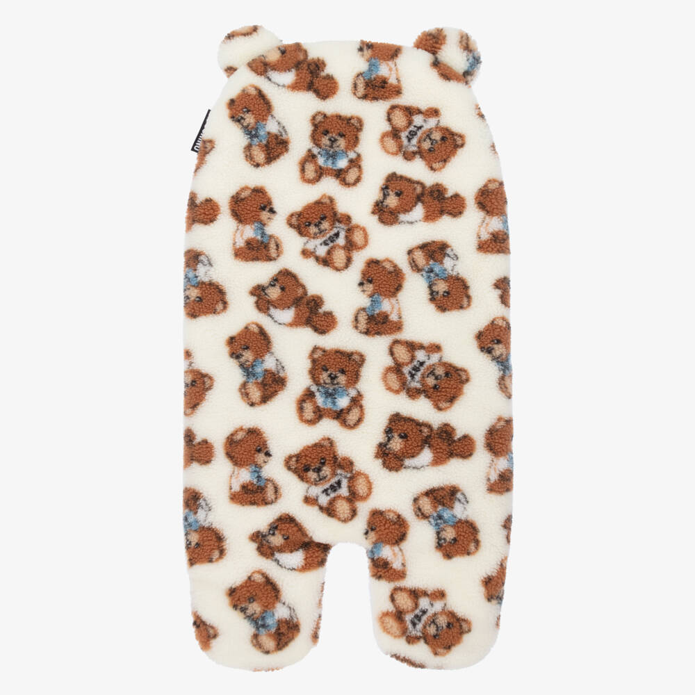 Moschino Baby-Ivory Teddy Fleece Nest (76cm) | Childrensalon