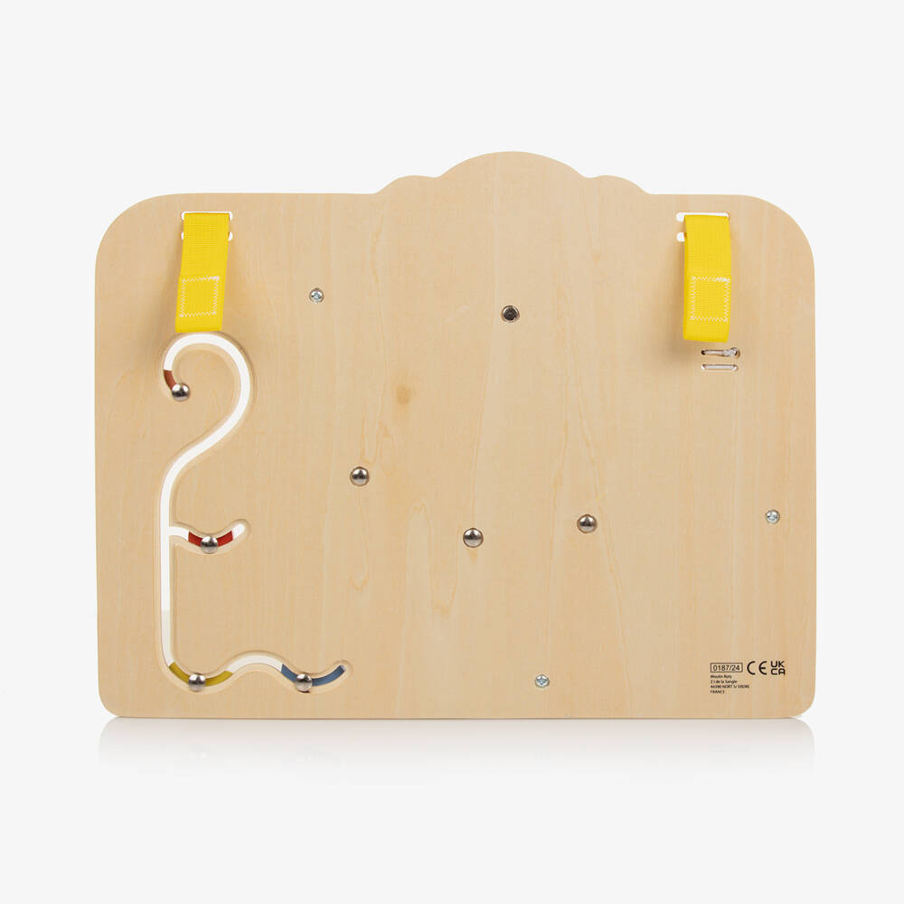 Moulin Roty-Blue Wooden Sealife Activity Board (41cm) | Childrensalon